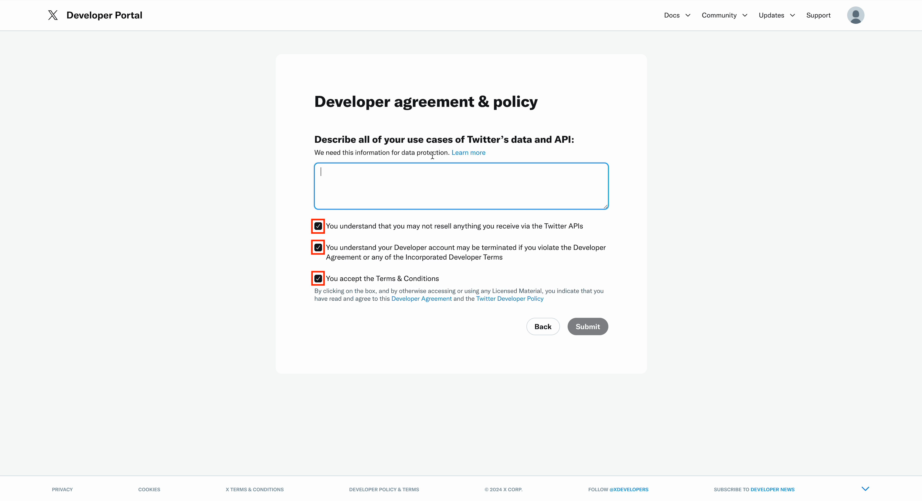 Developer Agreement